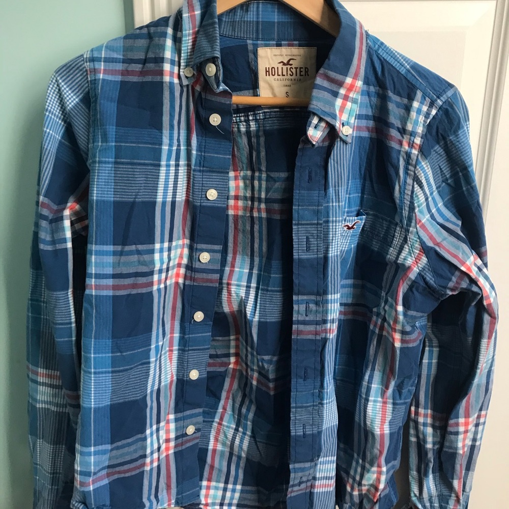 boys plaid button up